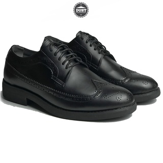 Giày tây công sở nam da bò cao cấp thời trang derby brogues longwing phong cách vintager