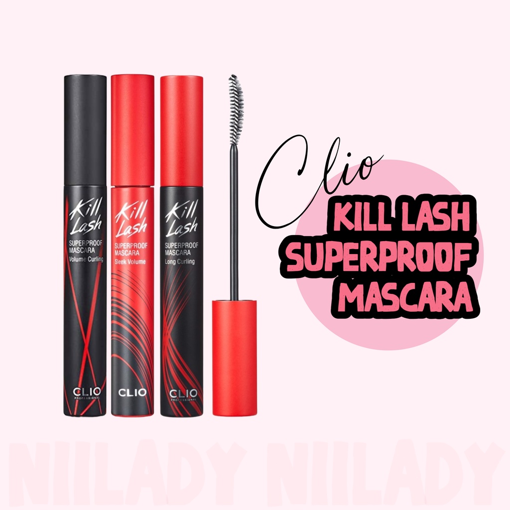Chải mi Clio Kill Lash Superproof Mascara 7g