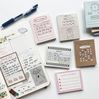Giấy note cute tracker, playlist🎵 , movie 🎞
