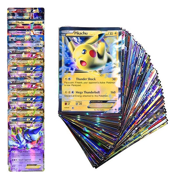 Bộ 100 Thẻ Bài Pokemon MAX / V / GX / EX