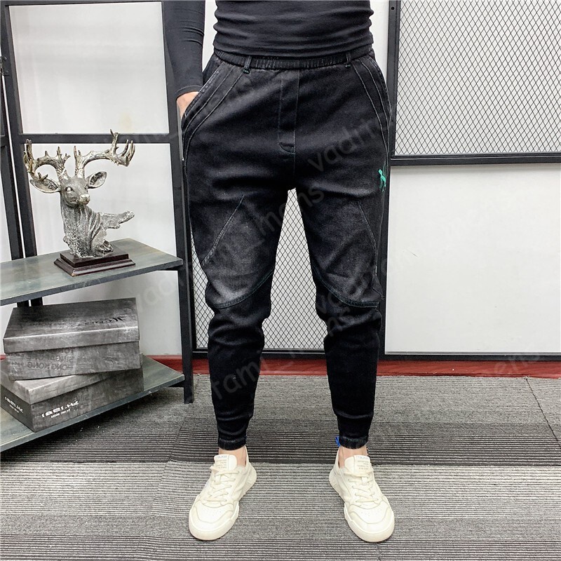 Quần jean thêu NY form jogger siêu đẹp VADITAMI_MENS