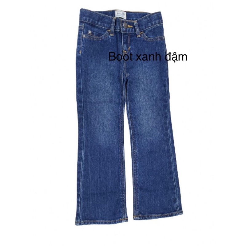 Quần Jeans Dài BootCut Bé Gái 4 đến 16 tuổi mã 2