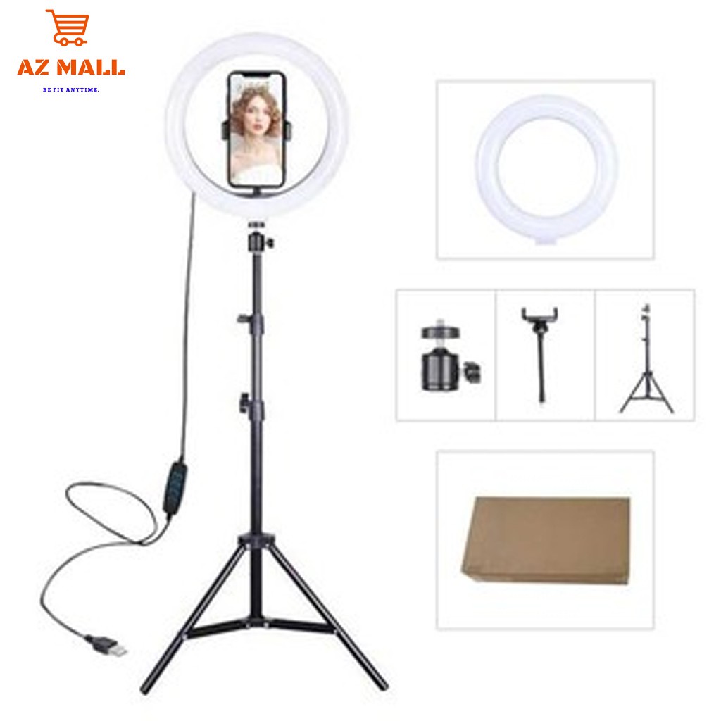 (Rẻ vô địch) Full bộ Đèn Livestream một kẹp điện thoại Size 33, ba chế độ màu | BigBuy360 - bigbuy360.vn