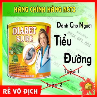 Tiểu đường DIABET SURE (500g) ( Hàng chính hãng công ty NCT3 )