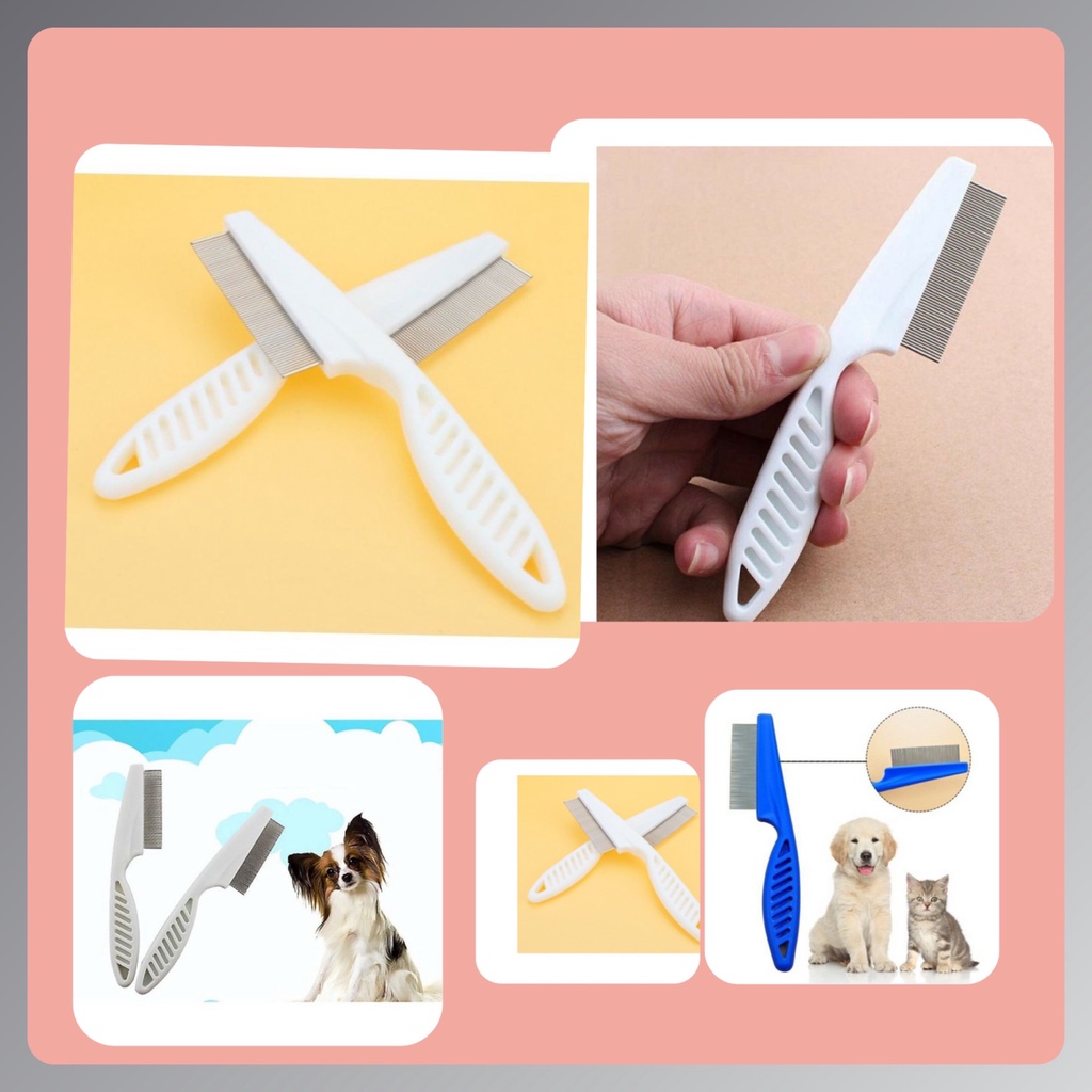 Phụ Kiện Cho Mèo, Lược Chải Ve Rận Cho Chó Mèo