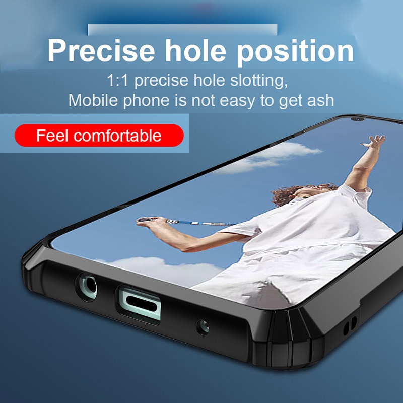 Ốp điện thoại trong suốt chống sốc có giá đỡ nhẫn nam châm cho Oppo Reno 6 5 4 3 Pro 4g 6z 5g 5k 2z 2f 2