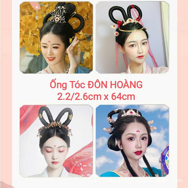 2 -Búi Tóc Giả Cài Đầu Hóa Trang CỔ TRANG SẴN Các Loại