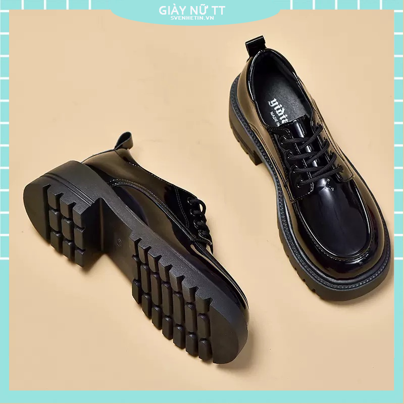 Giày Lười Da Đế Dày Thời Trang Cho Nữ