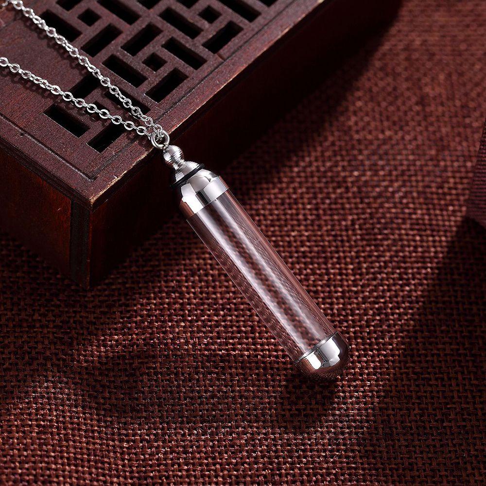 ROSE Vòng cổ Mặt Kính Bằng Thép Dùng Làm Trang Sức DIY