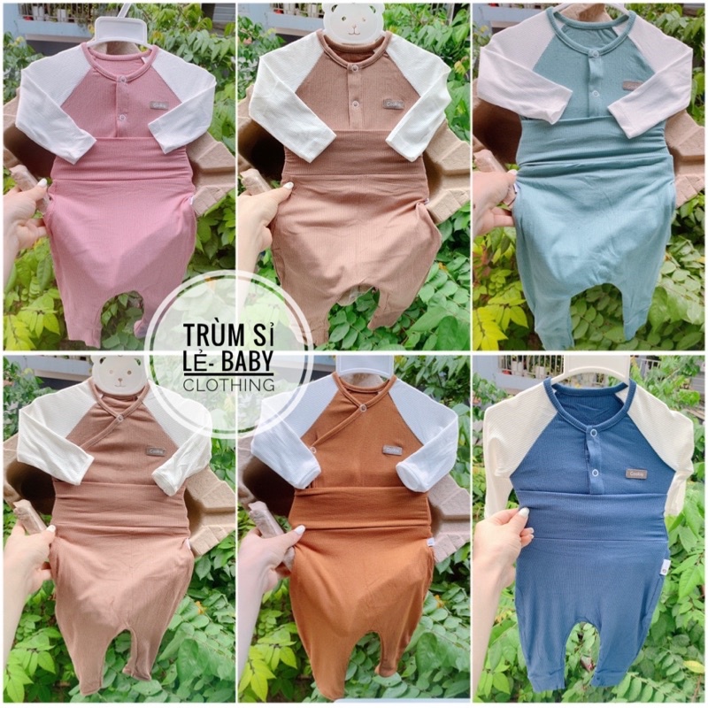 Cookie- Bộ Sơ sinh cài chéo, cài thẳng cao cấp