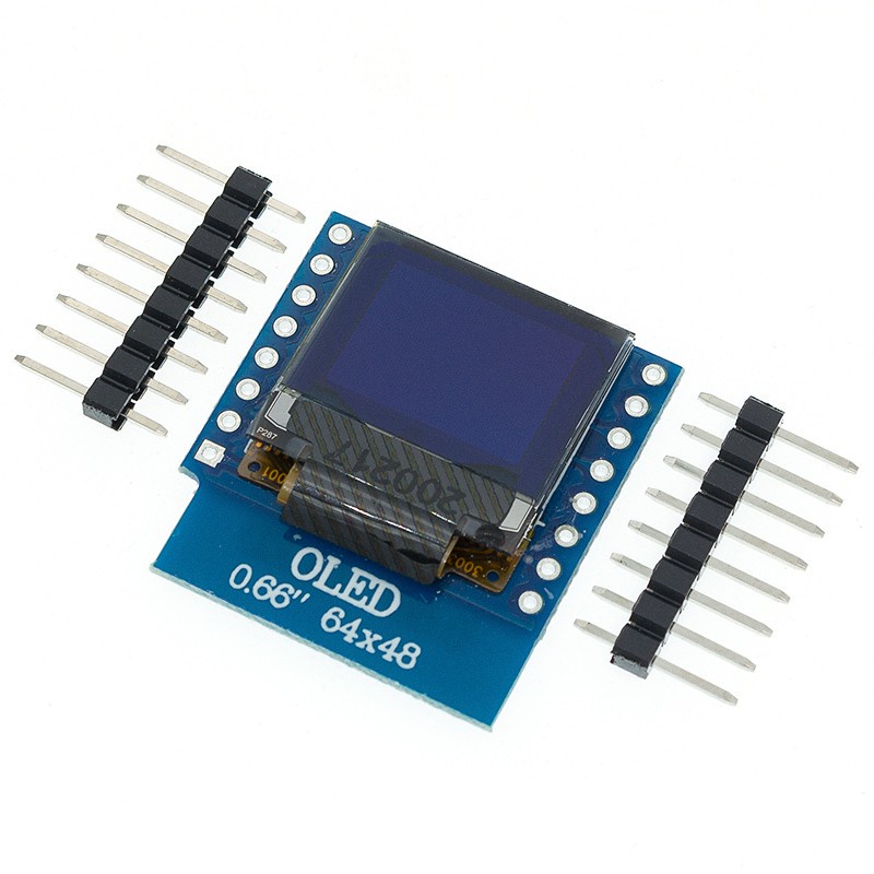 Mô Đun Màn Hình Lcd Oled 0.66 Inch Dành Cho Wemos D1 Mini Esp32 64X48 0.66 Inch