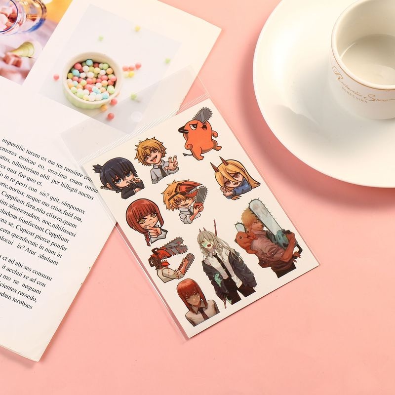 Miếng Dán Hình Xăm Chống Nước 3 Kiểu Phong Cách Anime SPY×FAMILY Demon Slayer Cho Nam