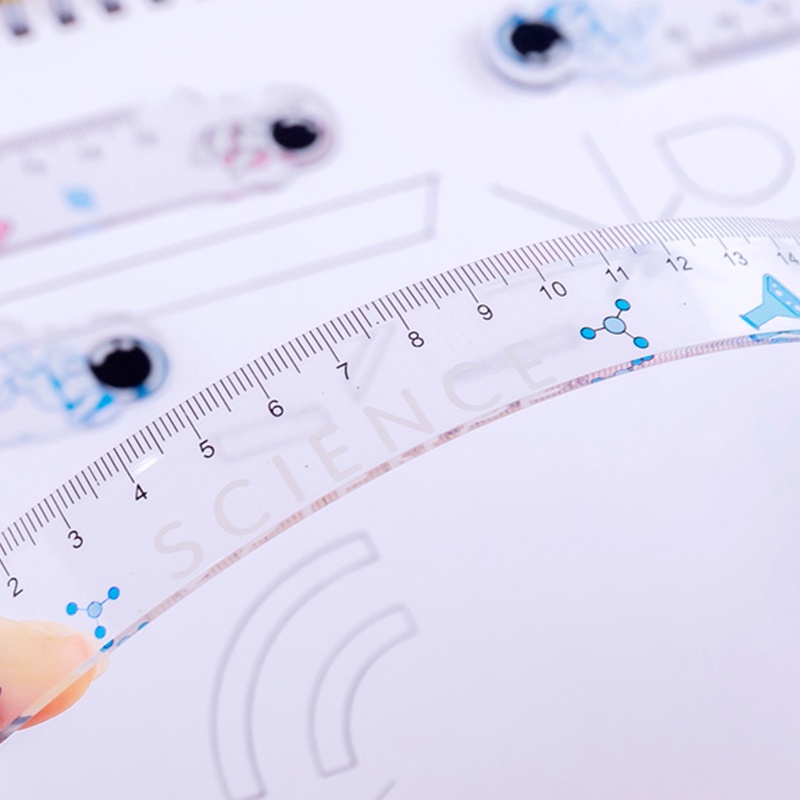 Thước Kẻ Trong Suốt 15cm Hình Phi Hành Gia Độc Đáo Sáng Tạo