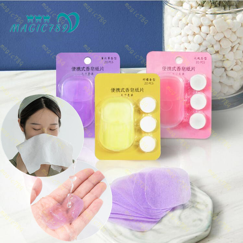 Xà Phòng Giấy Dùng Một Lần Hương Trái Cây Tự Nhiên Magic789