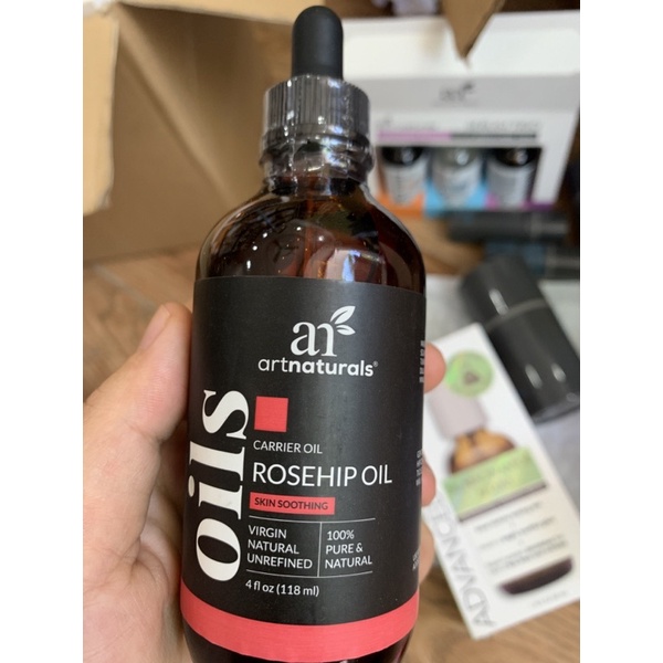 Rosehip Oil dưỡng ẩm cho làn da khô Artnaturals 118ml