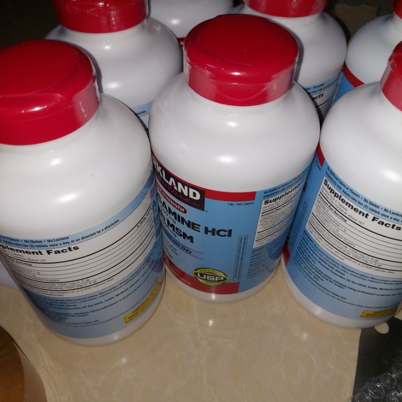 Kirkland Glucosamine Msm & HCl 1500mg  hộp 375v