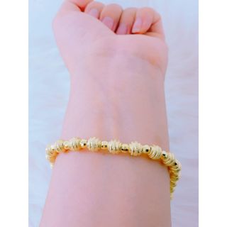lắc tay bi bạc xi vàng