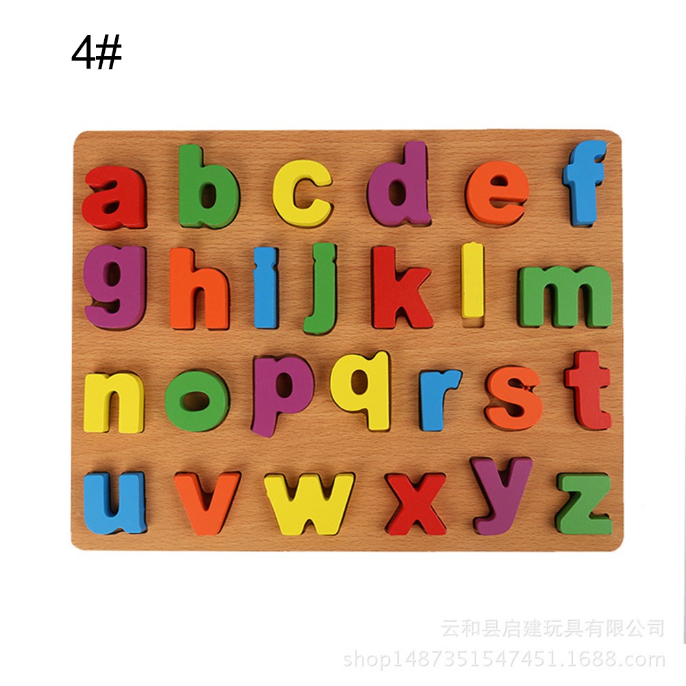 【New】Bảng chữ cái cho trẻ em Bảng chữ cái ABC Số đồ chơi học tập bằng gỗ cho trẻ em Bảng câu đố giáo dục
