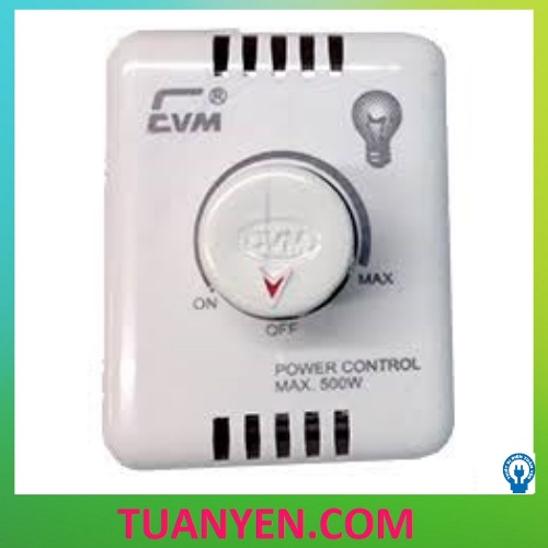 Dimmer Đèn, Quạt EVN (Nổi) 1000W HÀNG CHÍNH HÃNG CHẤT LƯỢNG CAO