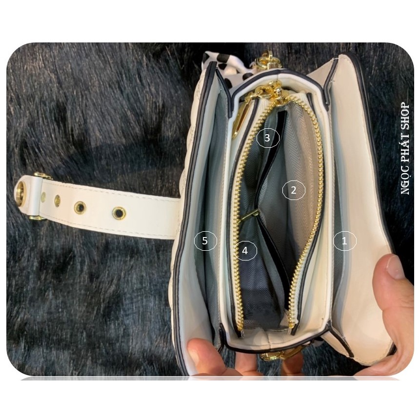 TÚI XÁCH NỮ _ CHỮ D  SIZE 20_HÀNG QUẢNG CHÂU CAO CẤP _ ĐEO VAI, ĐEO CHÉO (Z2159)