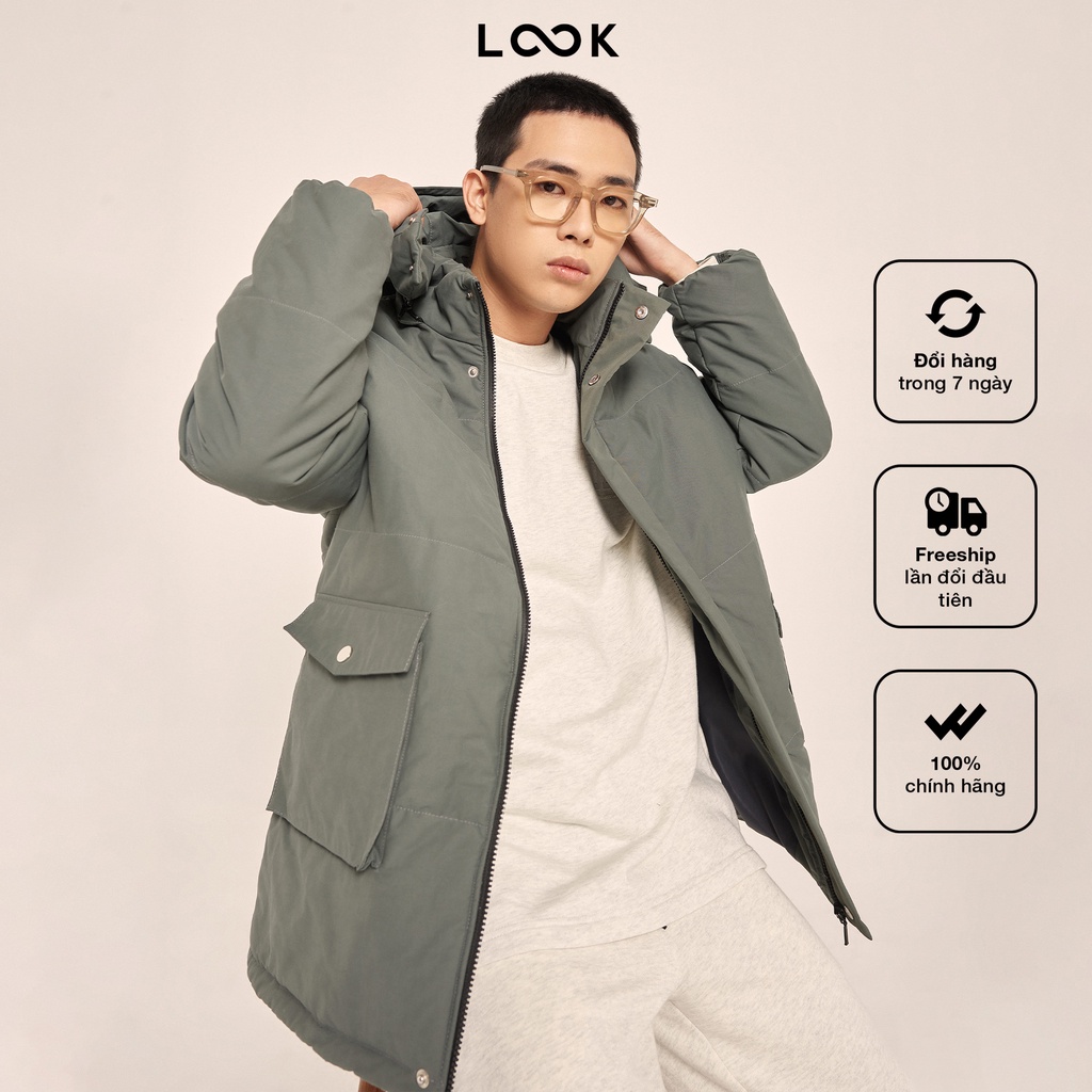Áo phao có mũ LOOK IDLE FUNNEL JACKET