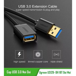 Cáp nối dài ugreen usb 3.0 30126 - hàng chính hãng