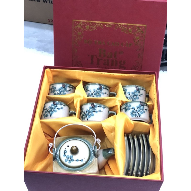 Hộp si lót lụa 🎁Hộp ấm chén quà tặng