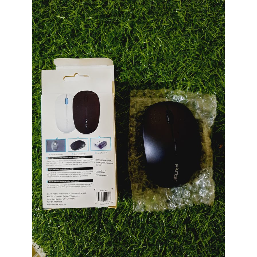 Chuột không dây Forter VI8I- Hàng mới chính hãng Fulbox 100% Tặng kèm Pin