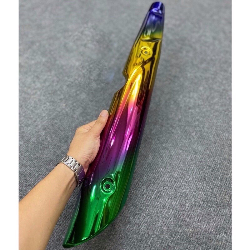 Ốp bô wave 50,100 và 110cc 2017-2022 ti tan 7 màu