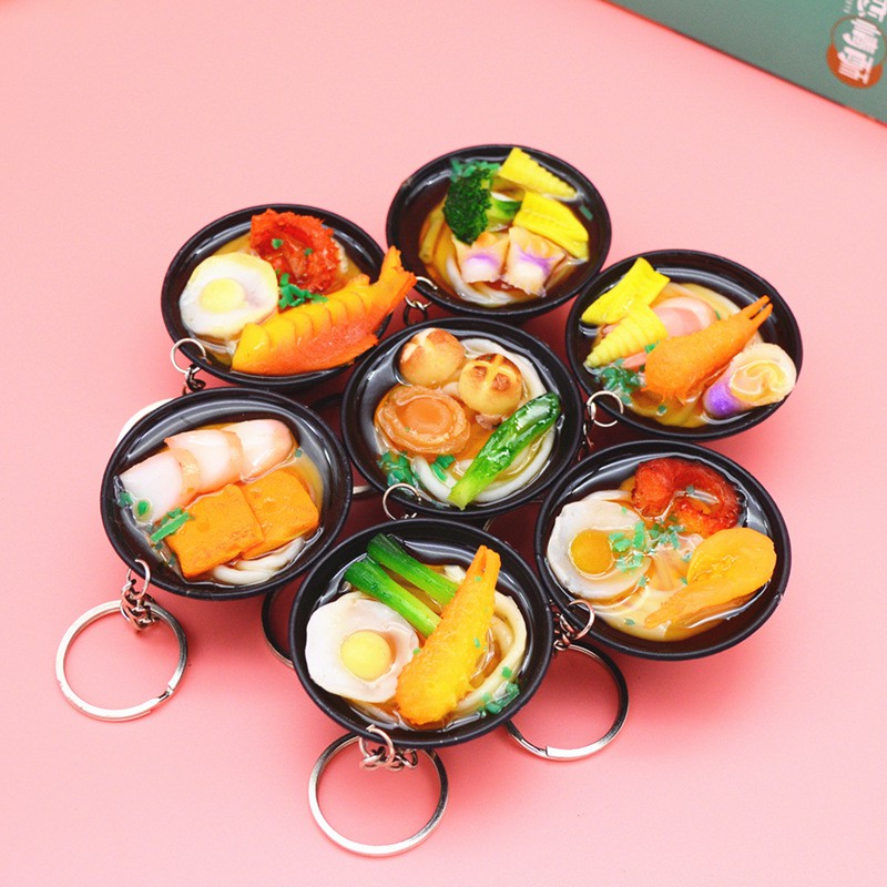 Móc khóa mì udon