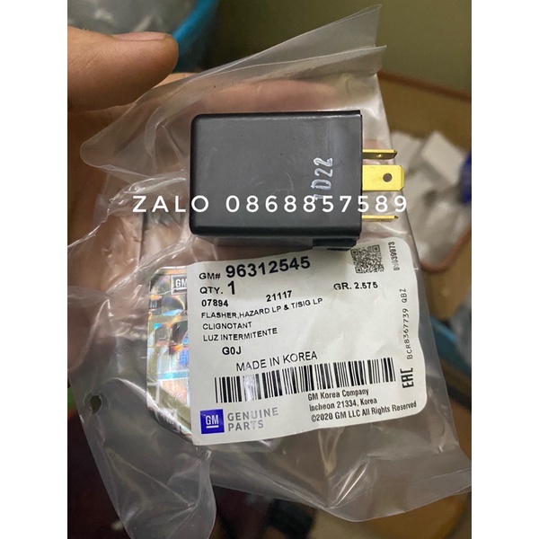 Rơ le xi nhan Daewoo Gentra,Aveo,Lacetti ex chính hãng Gm:96312545