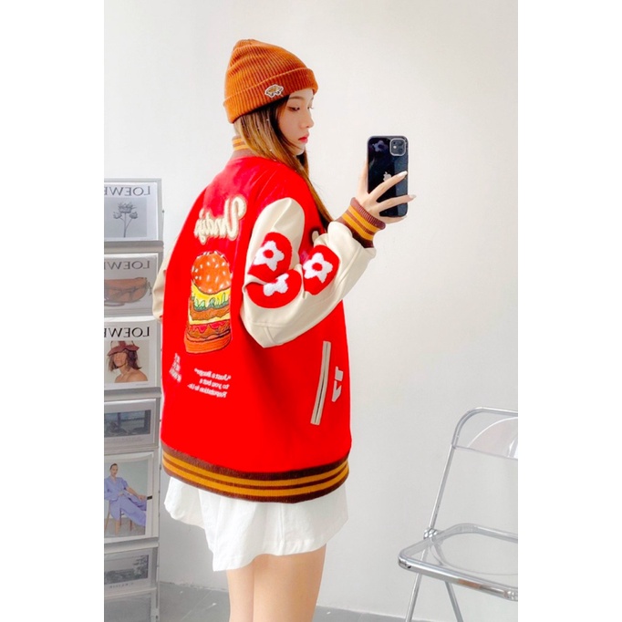 (FREE SHIP) ÁO KHOÁC BOMBER NỮ HỌA TIẾT NHỮNG BÔNG HOA NHỎ XINH LUNG LINH TK 2022