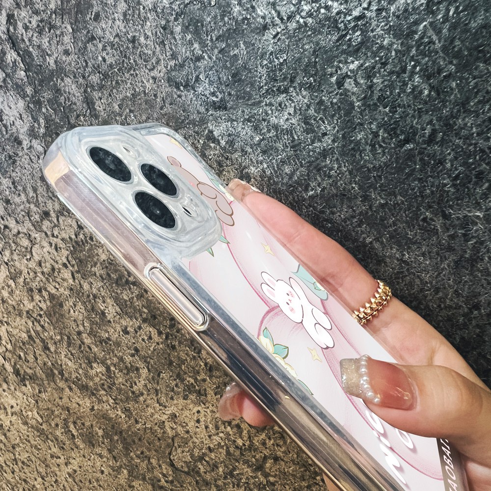 Ốp Điện Thoại TPU Hình Hoa Tulip Hồng Cho iPhone 13 12 11 Pro Max 13 Mini X XR XS Max SE 2020 2022 6 6S 7 8 Plus