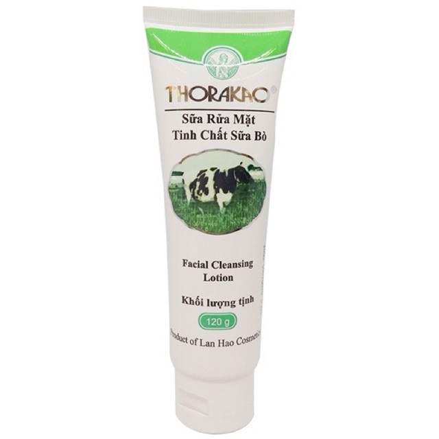 Sữa rửa mặt Thorakao bò -120g