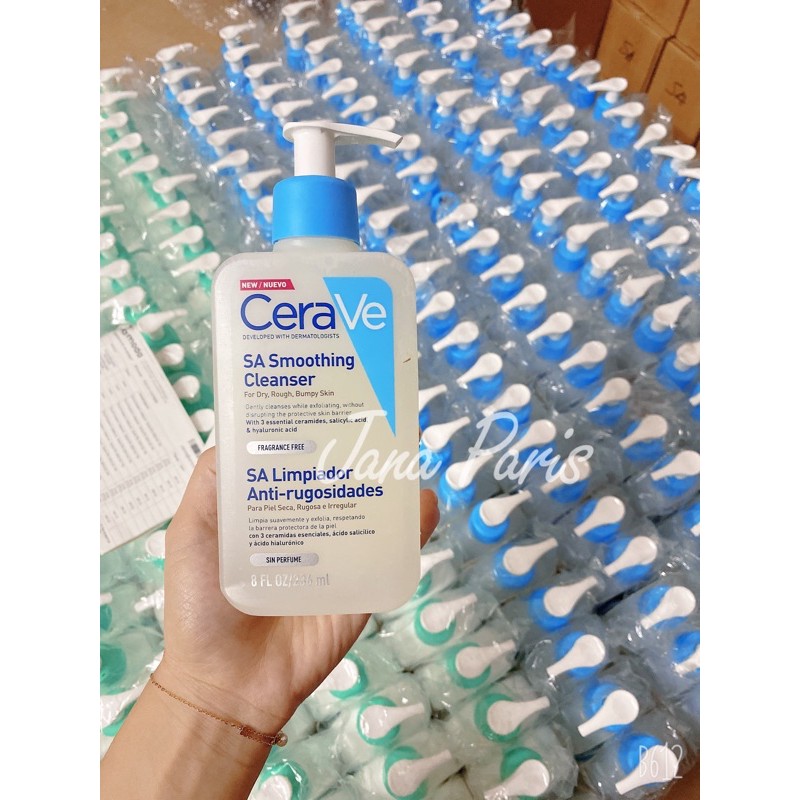 Sữa rửa mặt Cerave SA Smoothing Cleanser 236ml | BigBuy360 - bigbuy360.vn