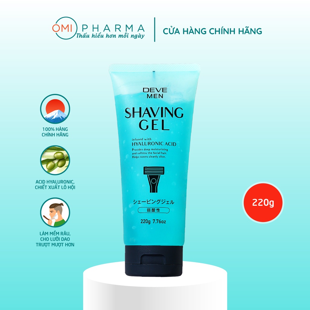 Gel Cạo Râu DEVE Nhật Bản
