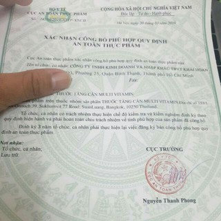 Tăng cân Multi Vitamin Thái Lan