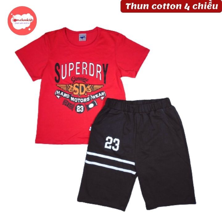 Quần áo trẻ em béo phì bé trai từ 22-58kg - chất thun cotton 4 chiều - Tomchuakids.