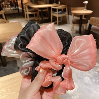 Dây cột tóc lưới phối nơ phong cách Hàn Quốc sang trọng cho nữ