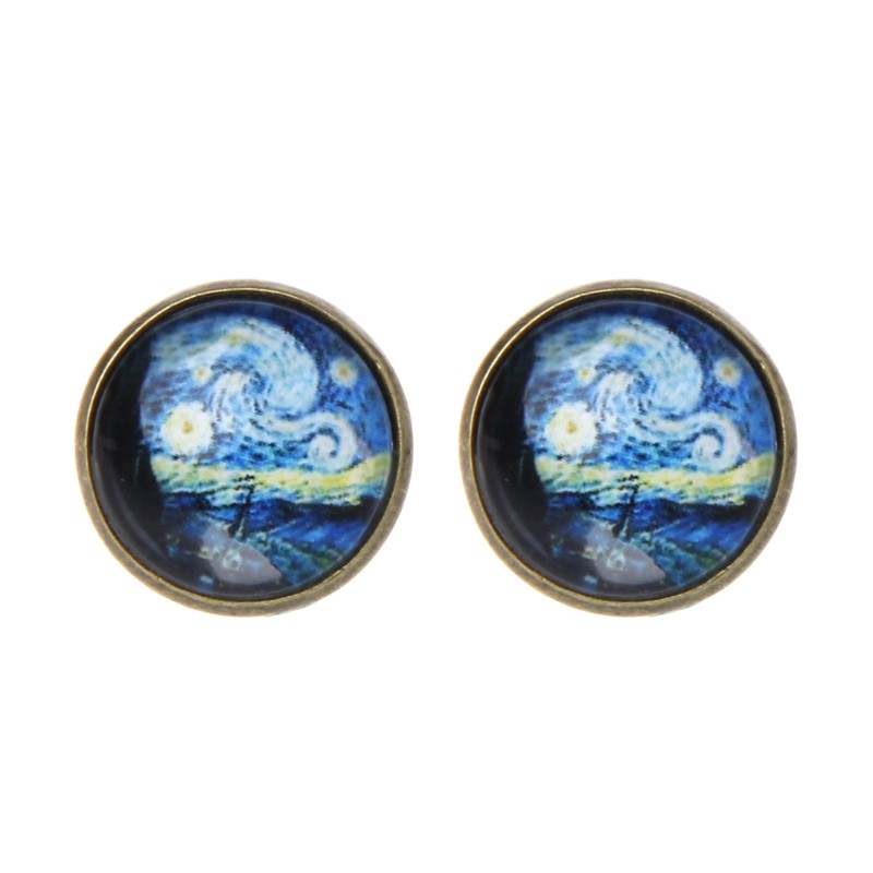 Hoa tai kiểu dáng chiếc vòng phong cách thời trang độc đáo cho nữ