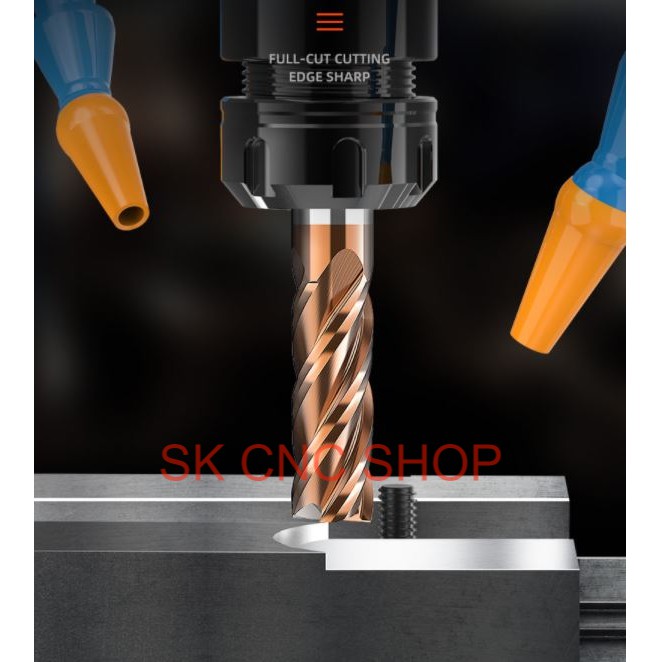 Mũi dao phay Kim loại 4 ME - ENDMILL - HRC55 - SK CNC SHOP