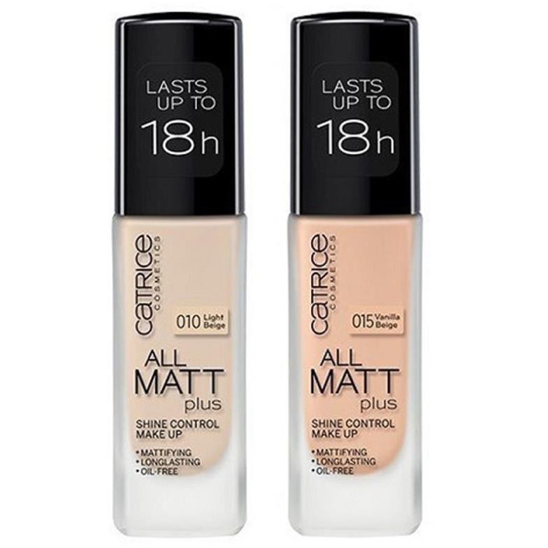 (Nền 18h) Kem Nền Catrice All Matt Plus Shine Control Make Up 18h