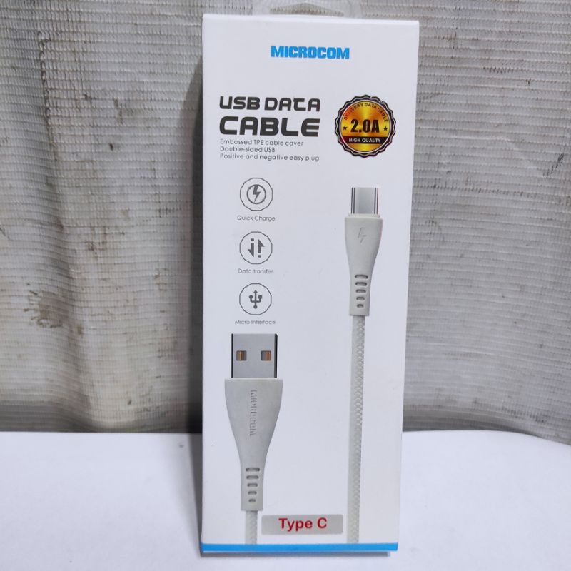 Dây sạc Type-c chính hãng Microcom vn
