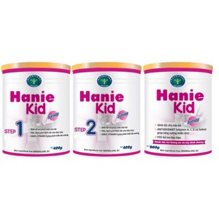 [DATE 2022] Sữa Bột HANIE KID Số 1, 2, Junior 1-10 Lon 400G