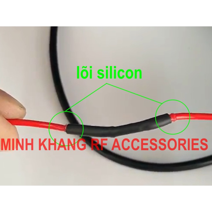 1 mét  ống gen co nhiệt 2 lớp silicon siêu bền, chống nước
