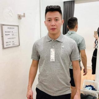 Áo polo gai nam uni
