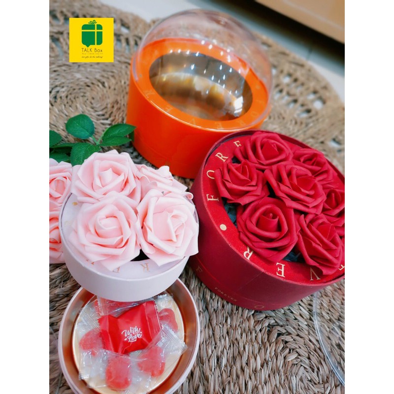 HỘP HOA NẮP CẦU 2 NGĂN SANG CHẢNH | BigBuy360 - bigbuy360.vn