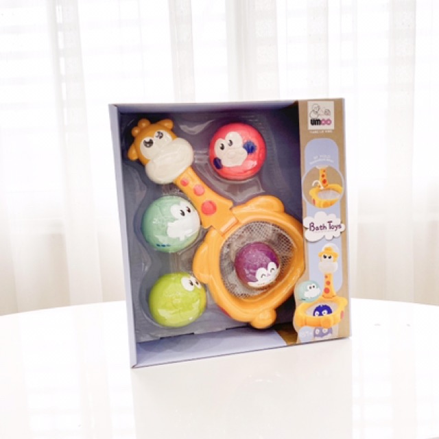 Đồ chơi tắm set vợt thú cực dễ thương