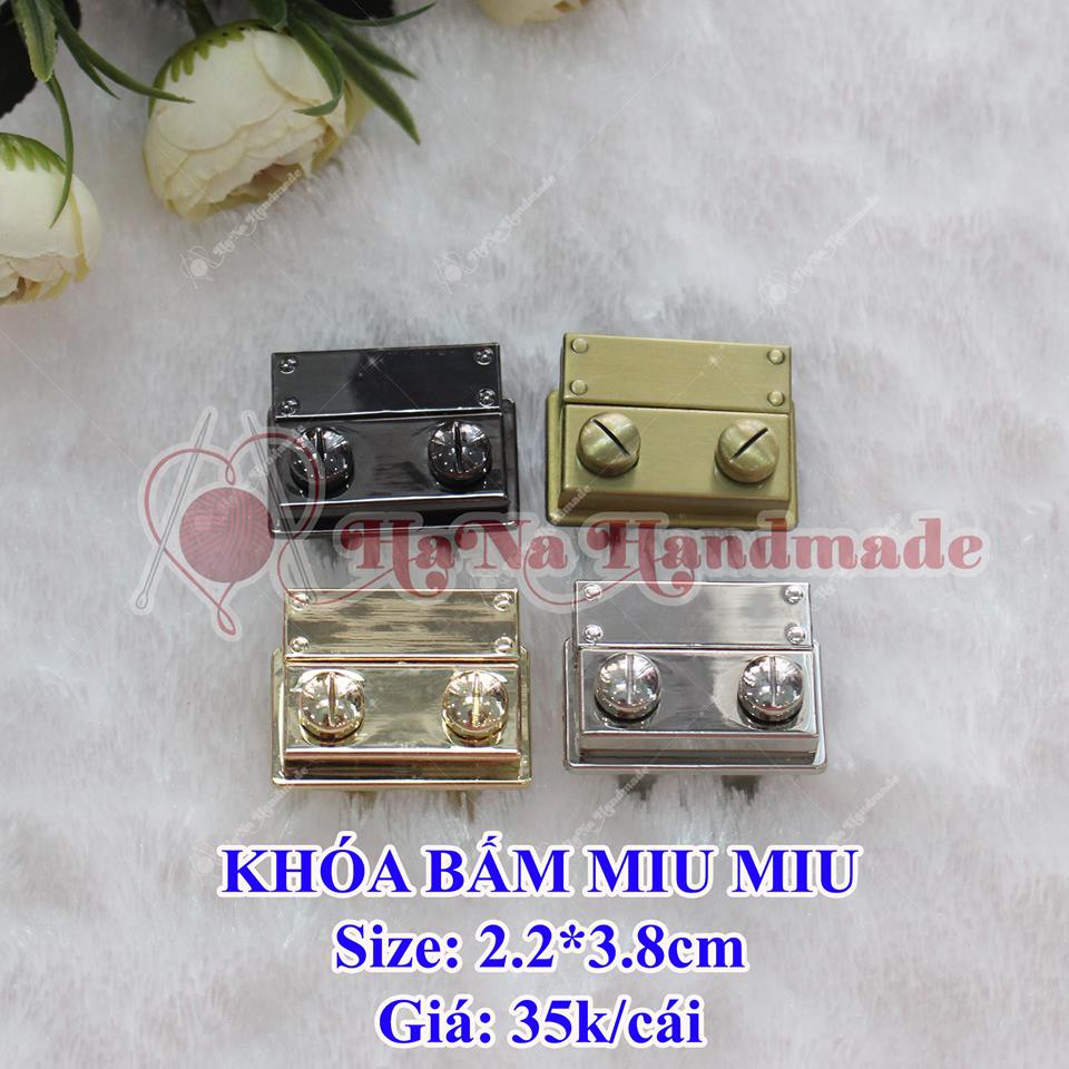 Khóa Bấm Miu Miu (35k/cái)