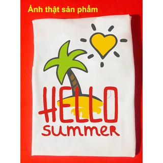(đủ size - mịn.xịn.thơm - bao đổi trả) áo nhóm du lịch SM26 du lịch mùa hè , hello summer,thun, tập thể,đi chơi biển.